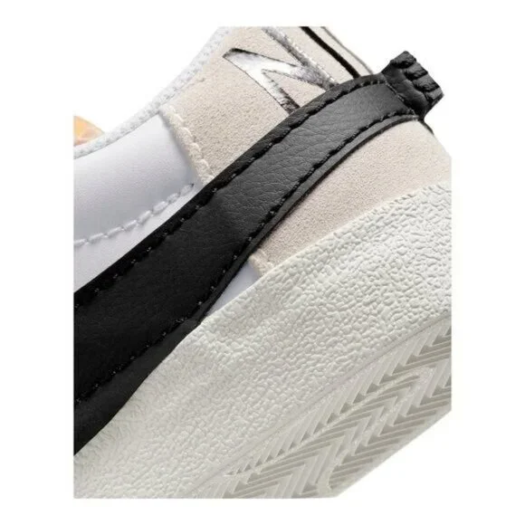 Nike Blazer Low 77 Jumbo Shoes Sneakers DN2158-101 White / Black Men's - Picture 5 of 15